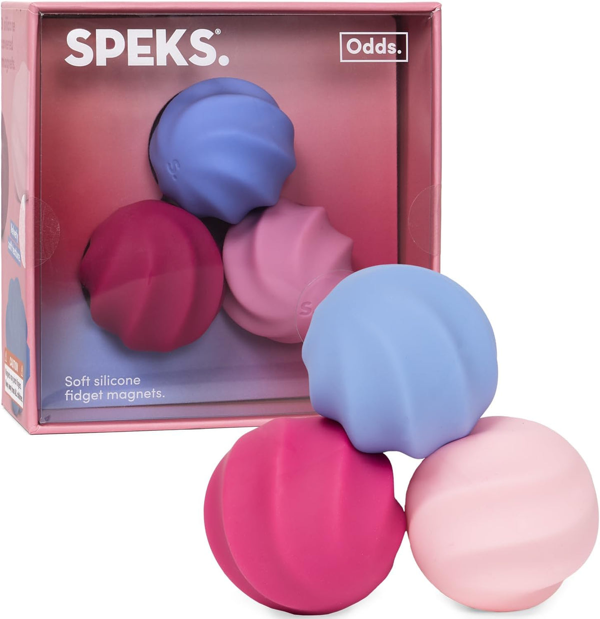 ODDS SILICONE FIDGET MAGNETS BERRY