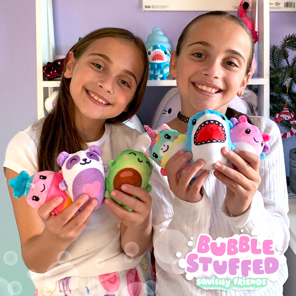 BUBBLE STUFFED SQUISHY FRIENDS