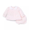 PINK HEART POINTELLE SET