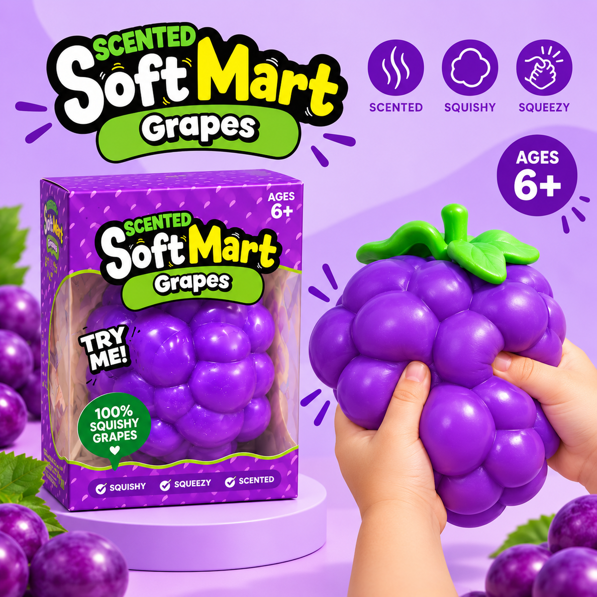 SQUISHY JUMBO UVAS