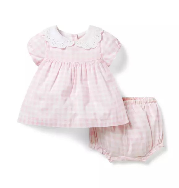 PINK GINGHAM SET