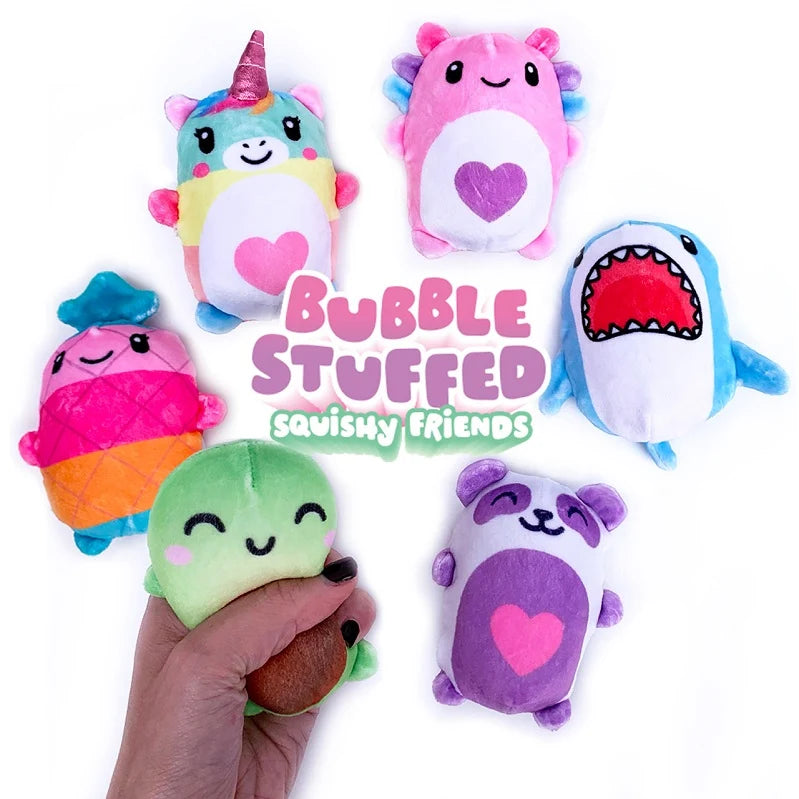 BUBBLE STUFFED SQUISHY FRIENDS