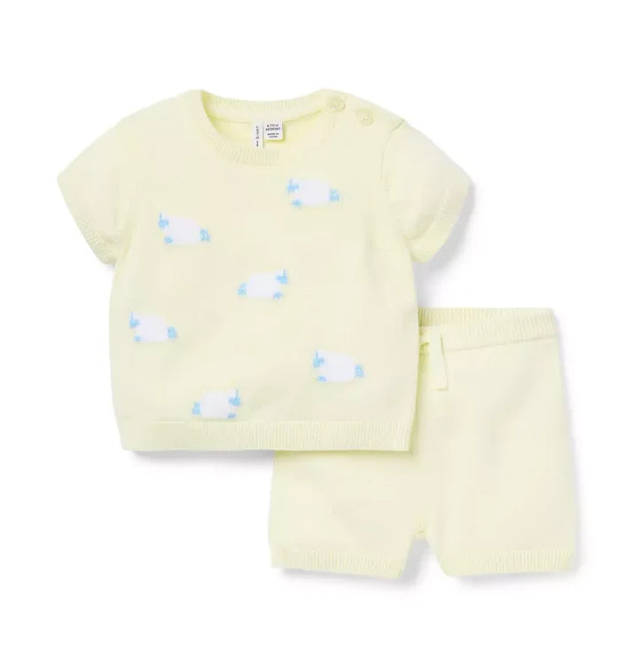 YELLOW SHEEP SHORT SET