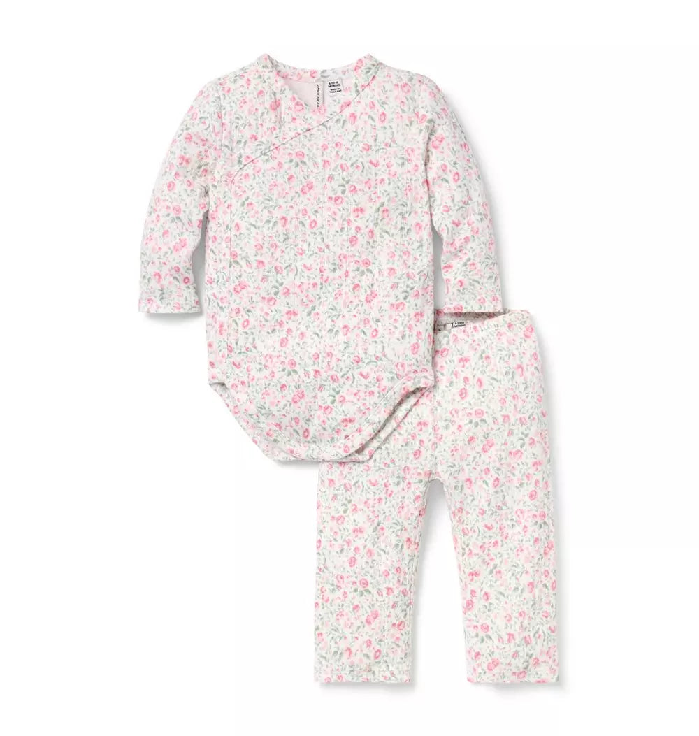 MULTI FLORAL POINTELLE SET